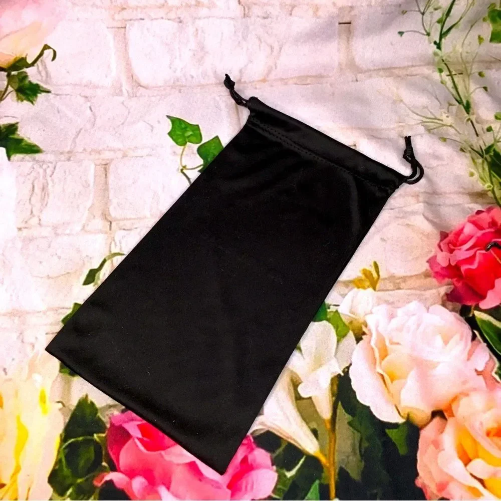 Balenciaga Small Black Eye Glasses Drawstring Dustbag